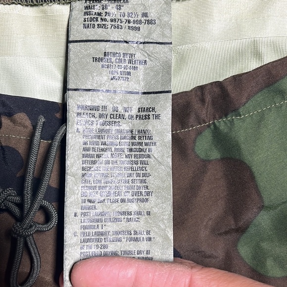 Brand new with tags, ECWCS Trousers - Picture 3 of 8